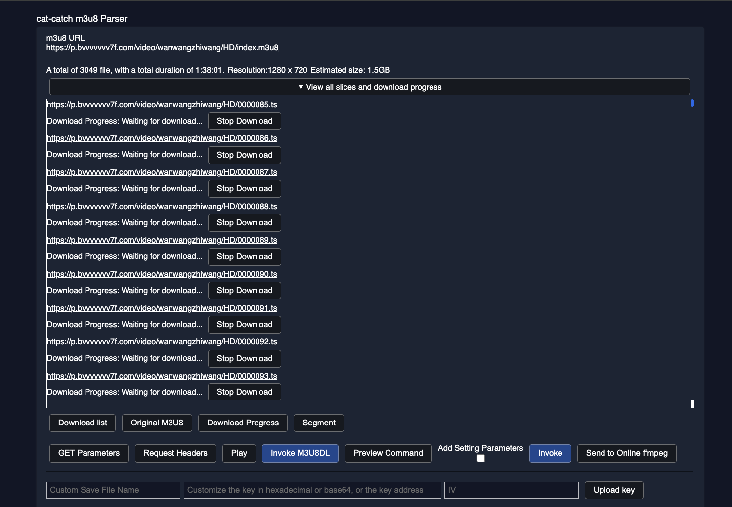 猫抓 Cat Catch 下载界面